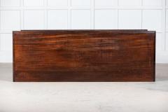 Large 19thC English Oak Merchant Chest Drawers - 2722106