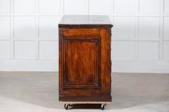 Large 19thC English Oak Merchant Chest Drawers - 2722107