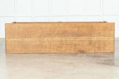Large 19thC English Oak Potboard Dresser Base - 3456676