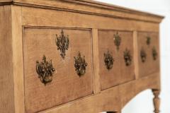 Large 19thC English Oak Potboard Dresser Base - 3456678