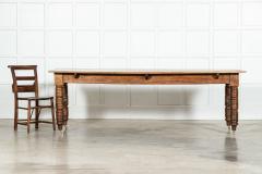 Large 19thC English Oak Table - 3507046