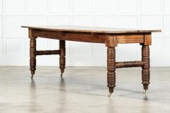 Large 19thC English Oak Table - 3507047