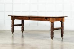 Large 19thC English Oak Table - 3507048