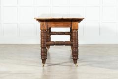 Large 19thC English Oak Table - 3507049