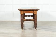 Large 19thC English Oak Table - 3507050