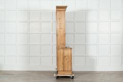 Large 19thC English Pine Bookcase Dresser - 3410127