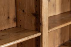 Large 19thC English Pine Bookcase Dresser - 3410130
