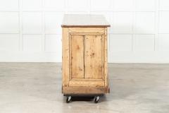 Large 19thC English Pine Counter Drawers - 3598735