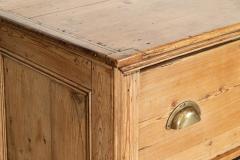 Large 19thC English Pine Counter Drawers - 3598738