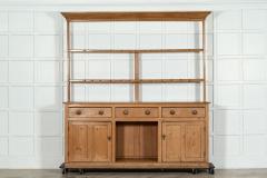 Large 19thC English Pine Dresser - 3351050