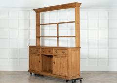 Large 19thC English Pine Dresser - 3351054