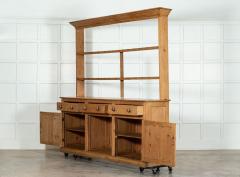 Large 19thC English Pine Dresser - 3351055