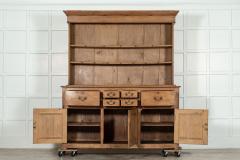 Large 19thC English Pine Dresser - 3351085