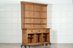 Large 19thC English Pine Dresser - 3373298