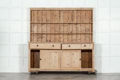 Large 19thC English Pine Dresser - 3385179