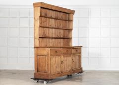 Large 19thC English Pine Dresser - 4394057
