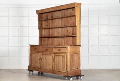 Large 19thC English Pine Dresser - 4394059