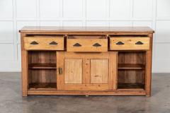 Large 19thC English Pine Dresser Base - 3022853
