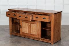 Large 19thC English Pine Dresser Base - 3022855