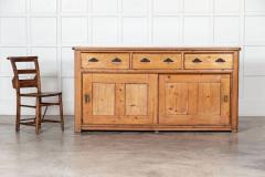 Large 19thC English Pine Dresser Base - 3022856