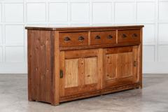 Large 19thC English Pine Dresser Base - 3022857
