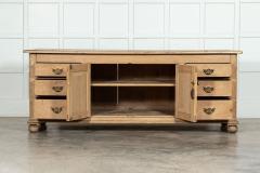 Large 19thC English Pine Dresser Base - 3128612