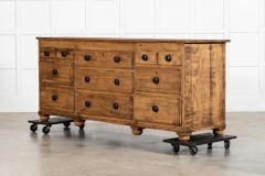 Large 19thC English Pine Dresser Base - 4270725