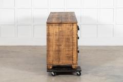 Large 19thC English Pine Dresser Base - 4270728