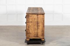 Large 19thC English Pine Dresser Base - 4270730