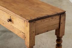 Large 19thC English Pine Dresser Base Console - 3711097