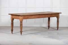 Large 19thC English Pine Farmhouse Table - 2673914