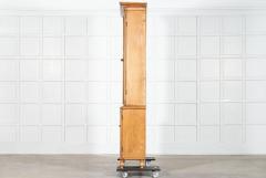 Large 19thC English Pine Glazed Cabinet - 3949479