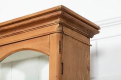 Large 19thC English Pine Glazed Cabinet - 3949480