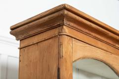 Large 19thC English Pine Glazed Cabinet - 3949482