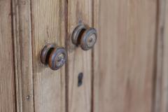 Large 19thC English Pine Glazed Housekeepers Cupboard - 2735284