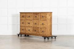 Large 19thC English Pine Haberdashery Drawers - 4270627