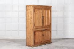 Large 19thC English Pine Housekeepers Cupboard - 2665776