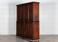 Large 19thC English Pine Housekeepers Cupboard - 2918267