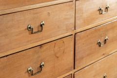 Large 19thC English Pine Linen Press Chest - 3104925