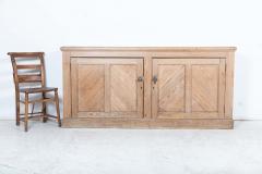 Large 19thC English Pine Paneled Dresser Base - 2630330