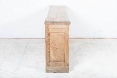 Large 19thC English Pine Paneled Dresser Base - 2630333