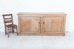 Large 19thC English Pine Paneled Dresser Base - 2630334