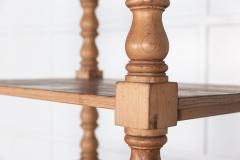 Large 19thC English Pine Pantry Etagere Shelves on Castors - 2960567