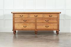 Large 19thC English Pine dresser Base - 3402554