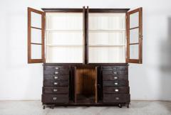Large 19thC English Specimen Display Cabinet Bookcase - 2544676