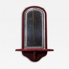 Large 19thC English Velvet Sorcerers Mirror - 2853719