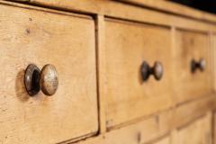 Large 19thC English Vernacular Pine Dresser - 4427808