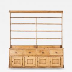 Large 19thC English Vernacular Pine Dresser - 4427830