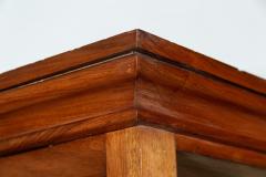 Large 19thC English Walnut Birch Bookcase - 3083630