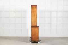 Large 19thC English Walnut Glazed Bookcase - 4210717